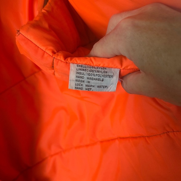 Vintage Sundance Brown and Orange Quilted Vest - Picture 5 of 7